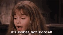 Its Leviosa Not Leviosar GIF