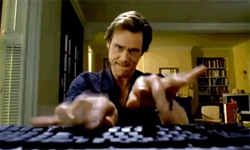 Angry Typing GIF