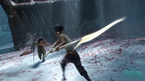 Sword Fight Namaari GIF