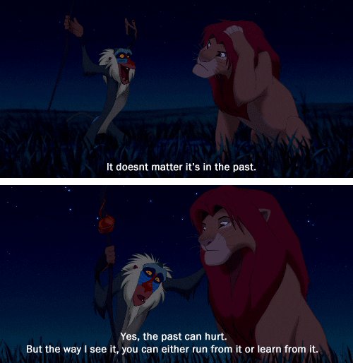 A gif of Rafiki from the animated version of Disney's The Li