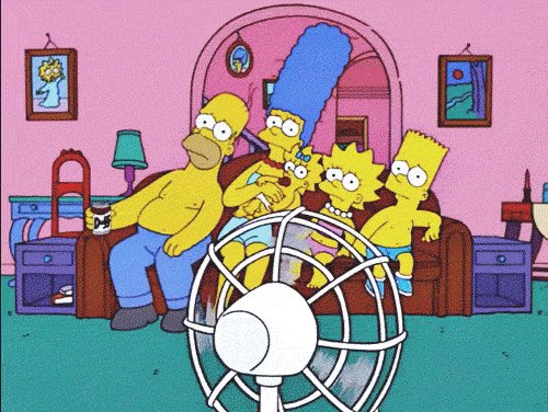 The Simpsons Summer GIF