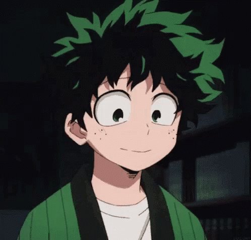 Bokuno Hero Academia Izuku GIF