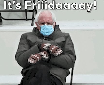 Bernie Sanders Friday GIF b...