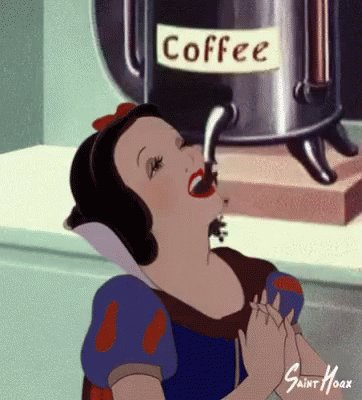 Coffee Snow White GIF
