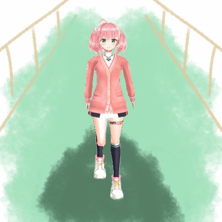 桜樹みりあのタグが付いたイラスト