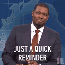 Just AQuick Reminder Saturday Night Live GIF