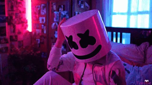 Marshmello Light Bulb GIF