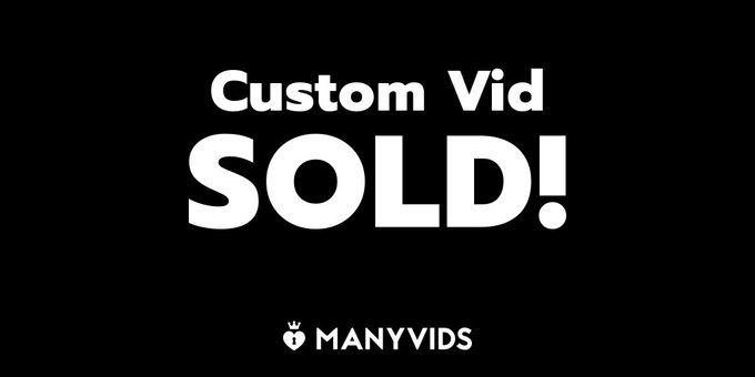 Just sold a custom vid and can’t wait to film it! Want one too? https://t.co/vMj3wJqh85 #MVSales https://t