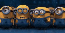 Crying Minions GIF