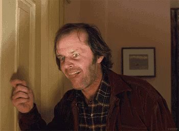 The Shining Jack Nicholson GIF