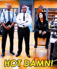 Andre Braugher Hot Damn GIF