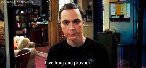 Happy birthday Jim Parsons, live long and prosper lol       