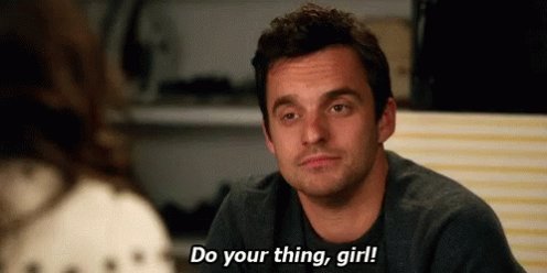 Nick Miller saying do your ...
