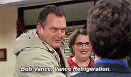 Joe Osborne в Twitter: „Bob Vance, Vance Refrigeration“ / Twitter