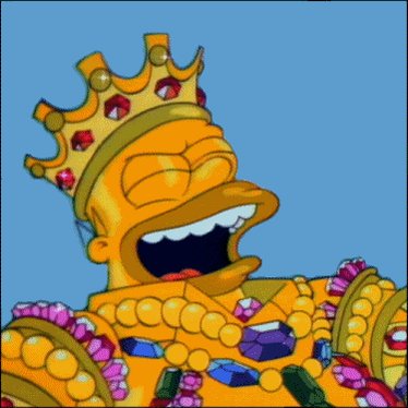 King Homer GIF