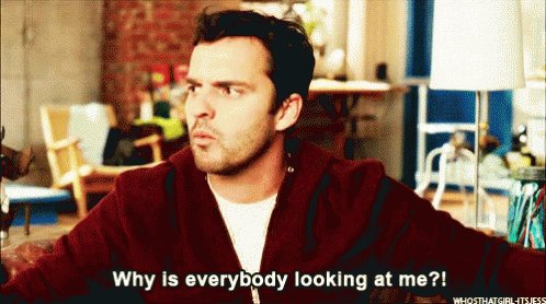 Nick Miller saying why is e...