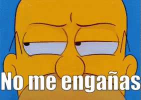 Homero Con La Mirada Sospechosa GIF