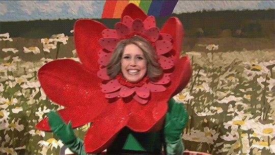 vanessa bayer rainbow GIF