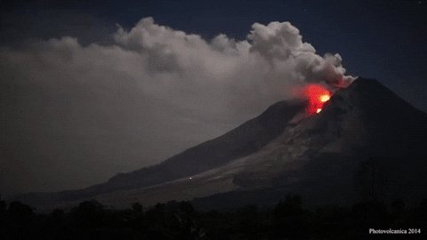 volcano GIF