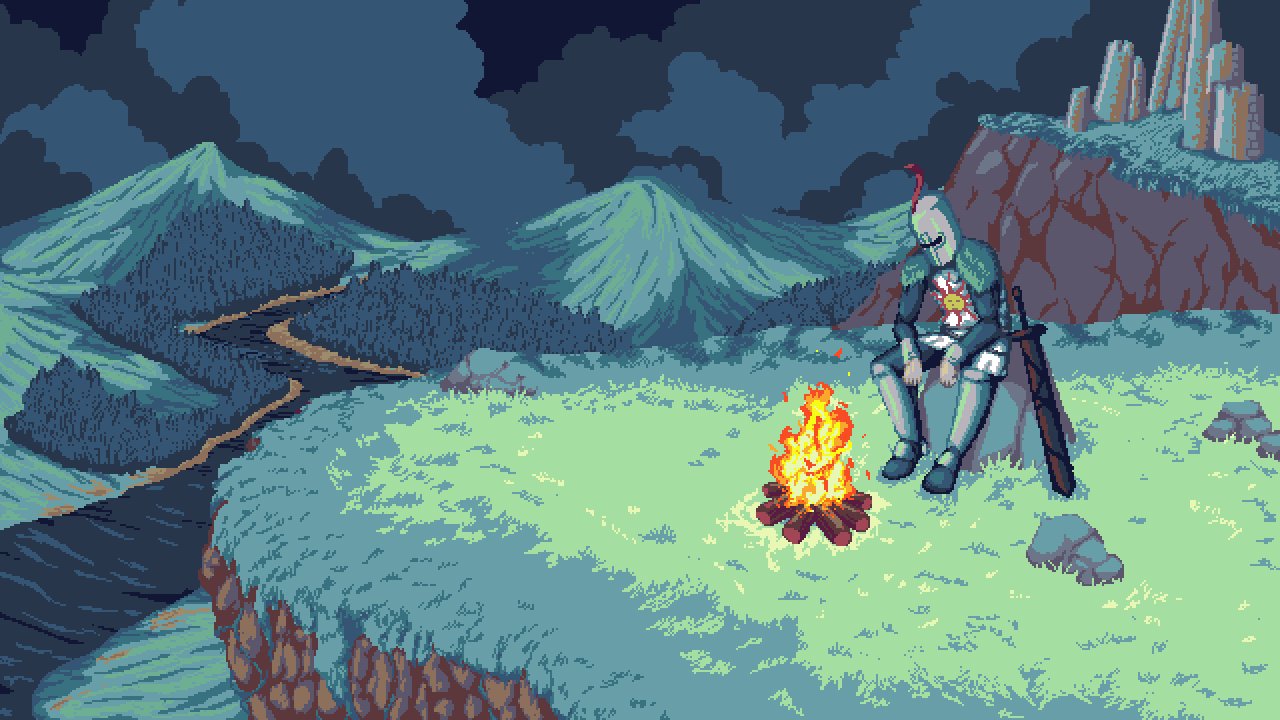 Pixel Art Gifs  Dark souls solaire, Dark souls, Dark souls art