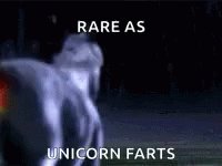Rare As Unicorn Farts Rainbow GIF