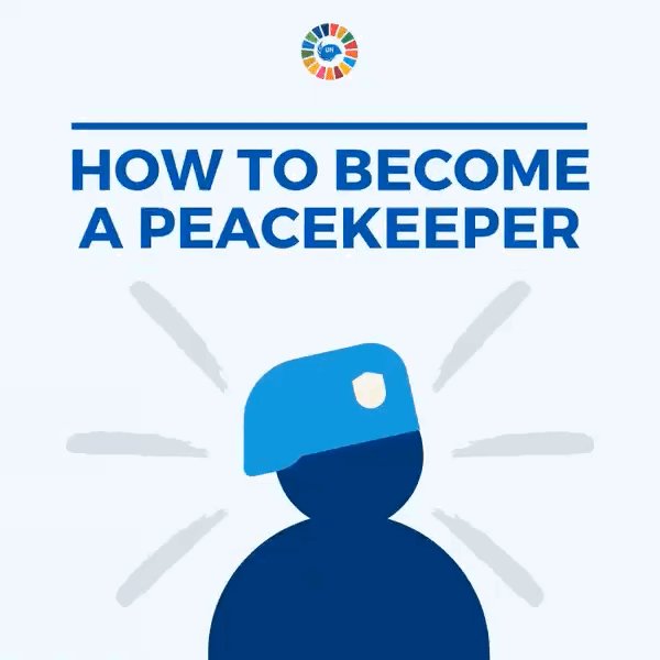 The women & men #ServingForPeace with @UNPeacekeeping come from all over the world and have a broad range of backgrounds, from military to civil affairs to public information.
Learn how YOU can become a peacekeeper: https://t.co/vSfmjHYFUD https://t.co/84B0HyFl6N