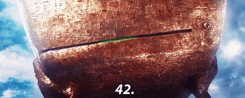 42 Hitchhikers Guide To The Galaxy GIF