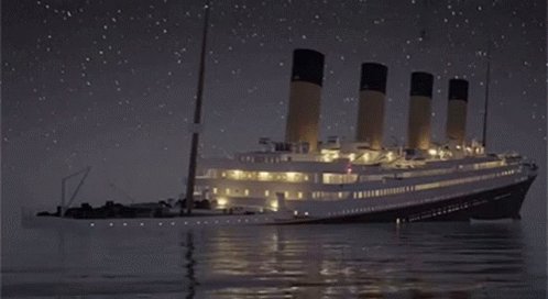 Titanic Sinking GIF
