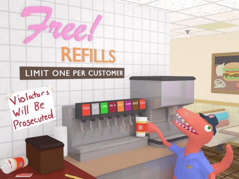 fast food drinks GIF by jjjjjohn