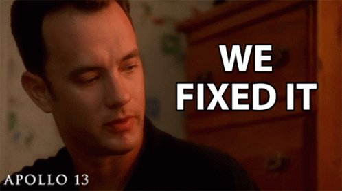 We Fixed It Tom Hanks GIF
