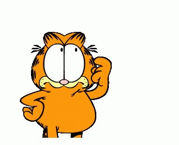 Garfield Thinking GIF