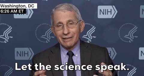 Dr. Fauci saying "Let ...