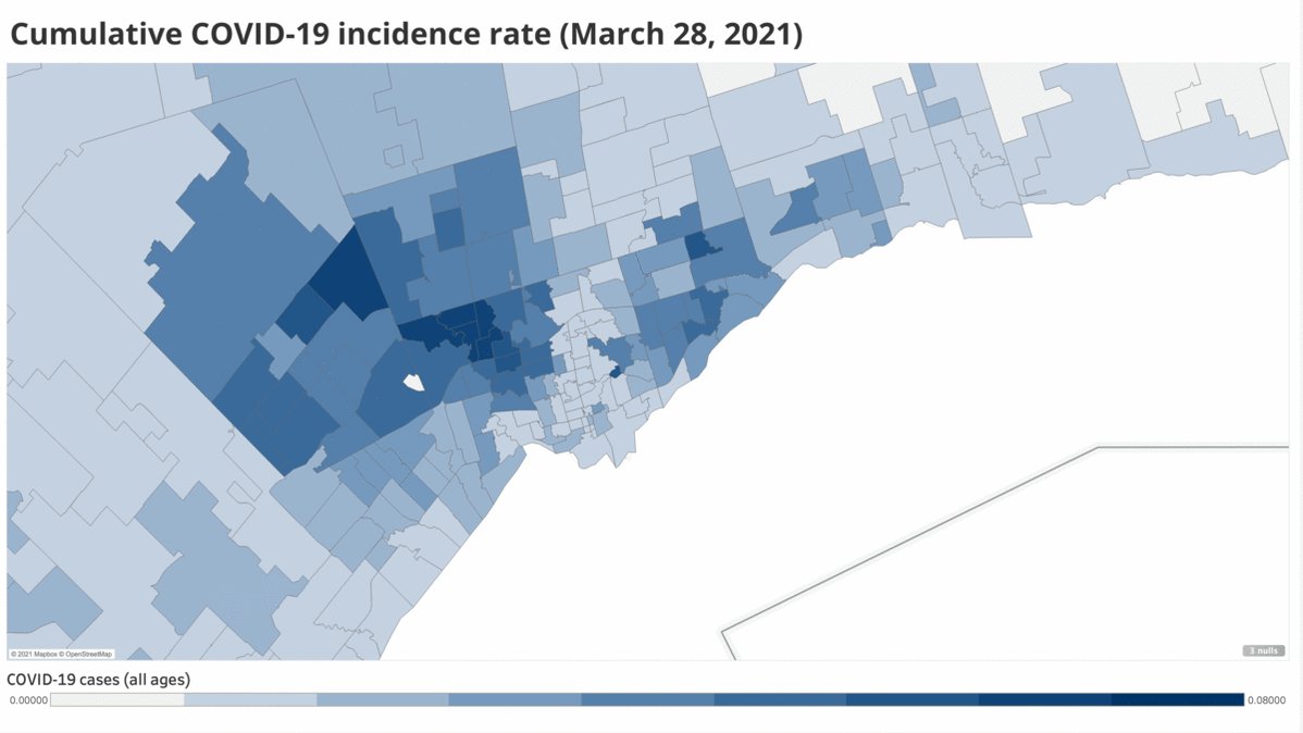 Toronto Postal Code Map Pdf Ed Tubb On Twitter: "This New Release From @Icesontario On Vaccination  Rates By Postal Code Is Just, Absolutely Stunning Data. Here It Is In An  Animated Gif Of The Gta: Https://T.co/0Uuj9Dpbng" /