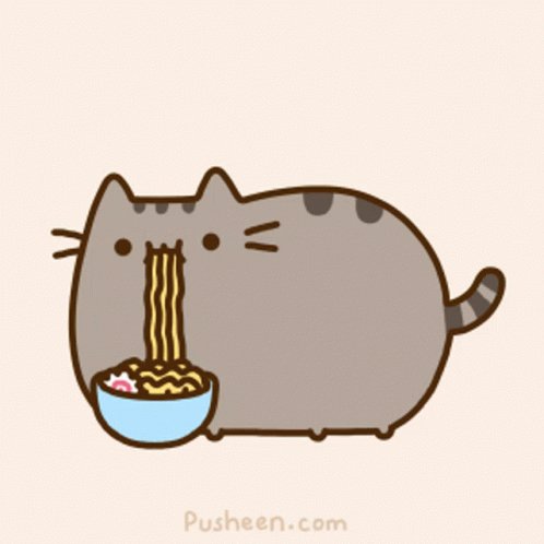 Gato Fideos GIF