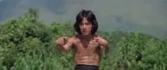 Jackie Chan was one of my heroes growing up. 

Happy birthday, Jackie! 

Go and watch drunken master. Both of them. 