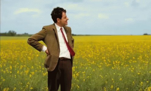 Mr Bean Checking Time GIF