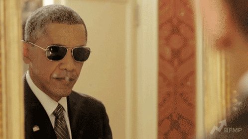 Barack Obama Sunglasses GIF