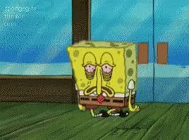 Spongbob Monday Tired GIF