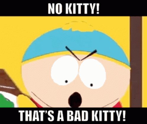 Bad Kitty South Park GIF