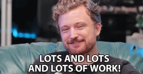 Lots And Lots And Lots Of Work Hard Work GIF