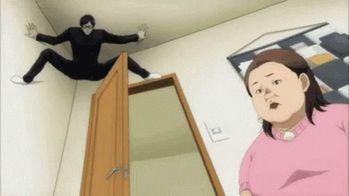 Ninja Coworker Hide GIF