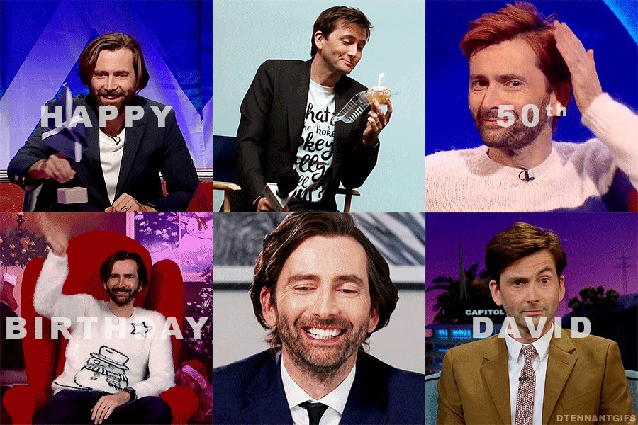 Happy 50th Birthday, David Tennant!  