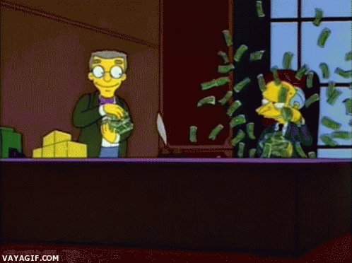 Money Waylon Smithers GIF