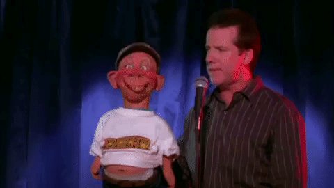 Happy birthday to ventriloquist and Dallas native Jeff Dunham, seen here making friends on 30 Rock 