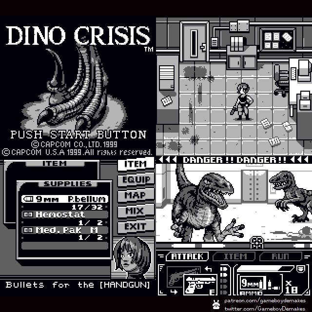 Dino Crisis [GameBoy Color - Cancelled] - Unseen64