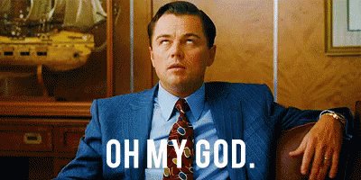 Wolf Of Wall Street Oh My God GIF