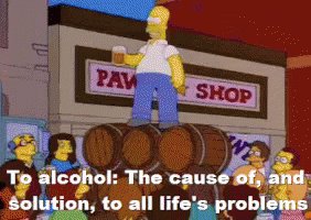 A Toast To Alcohol GIF