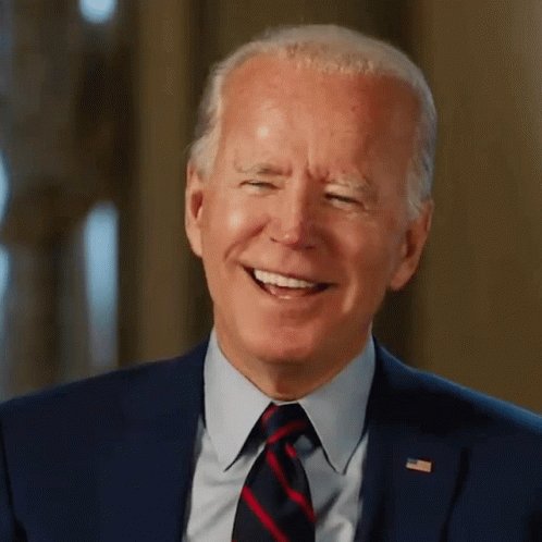 Laughing Joe Biden GIF