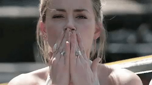 Wish Amber Heard a Happy Birthday for good luck and glowing skin. 