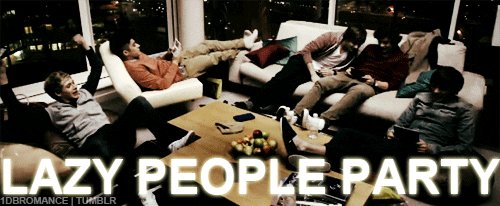 Lazy People Party GIF